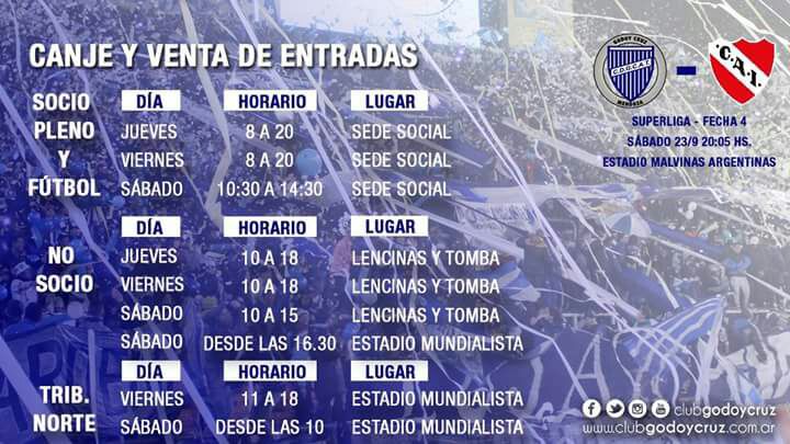 Entradas GOD IND